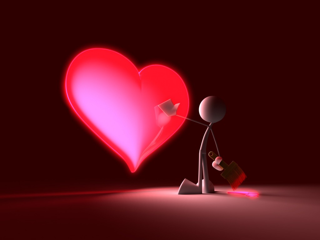 touch my heart wallpaper 3d characters 3d wallpapers
