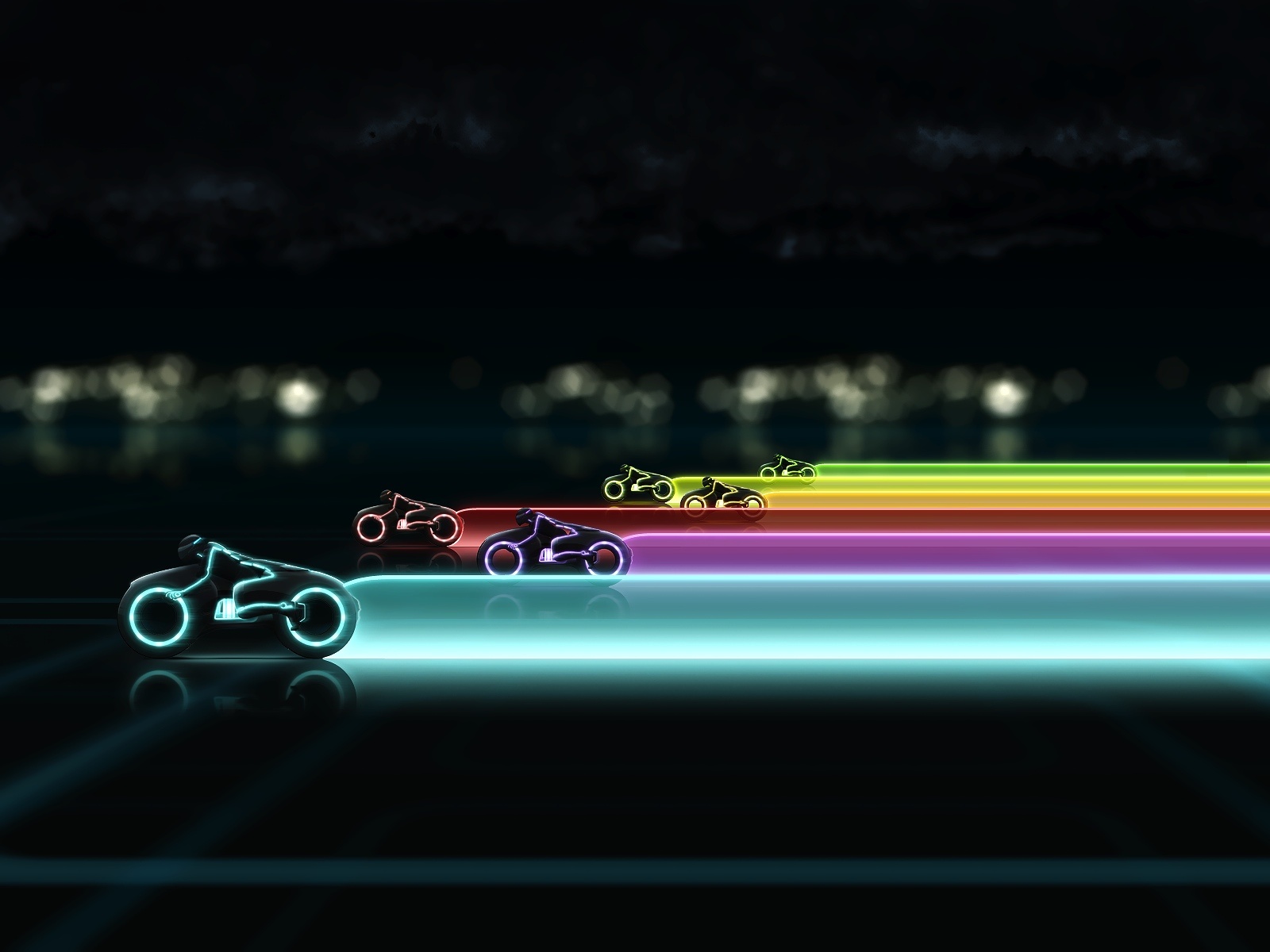 Tron Legacy Lightcycle Race Wallpapers in jpg format for free 