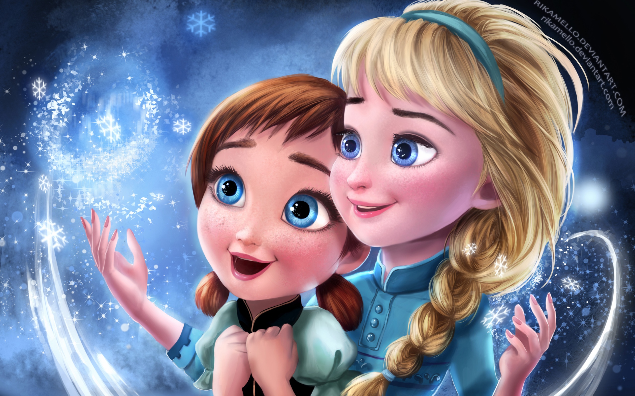 Frozen Elsa Anna Sisters Wallpapers In Jpg Format For Free Download