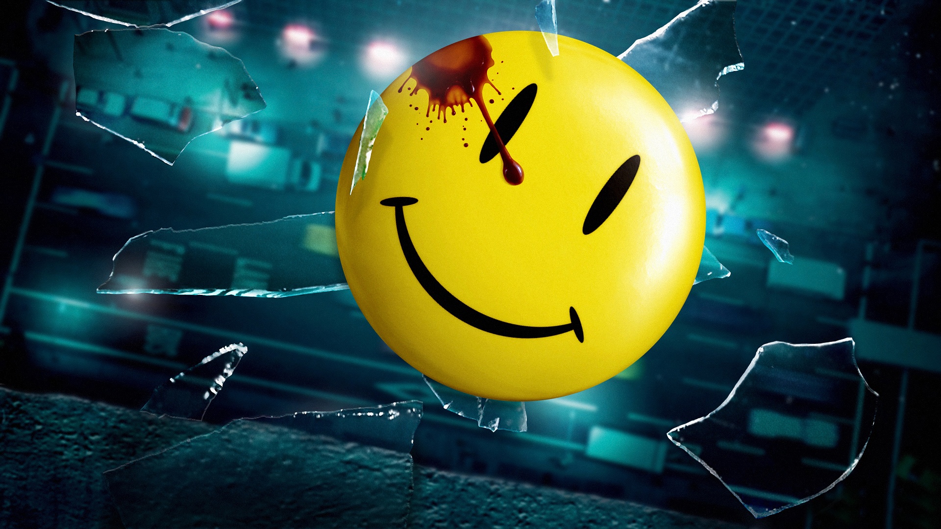 Smiley from Watchmen