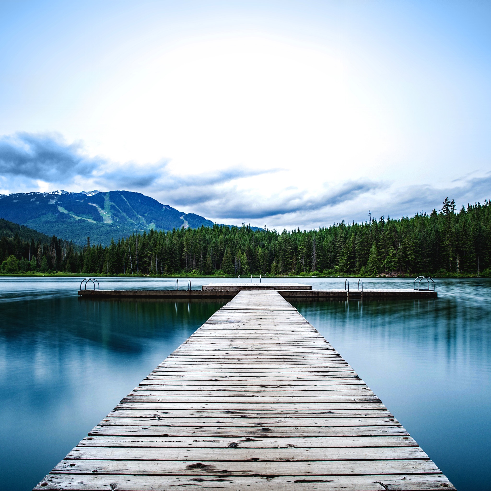 Whistler Coast Mountains Dock Wallpapers in jpg format for free download